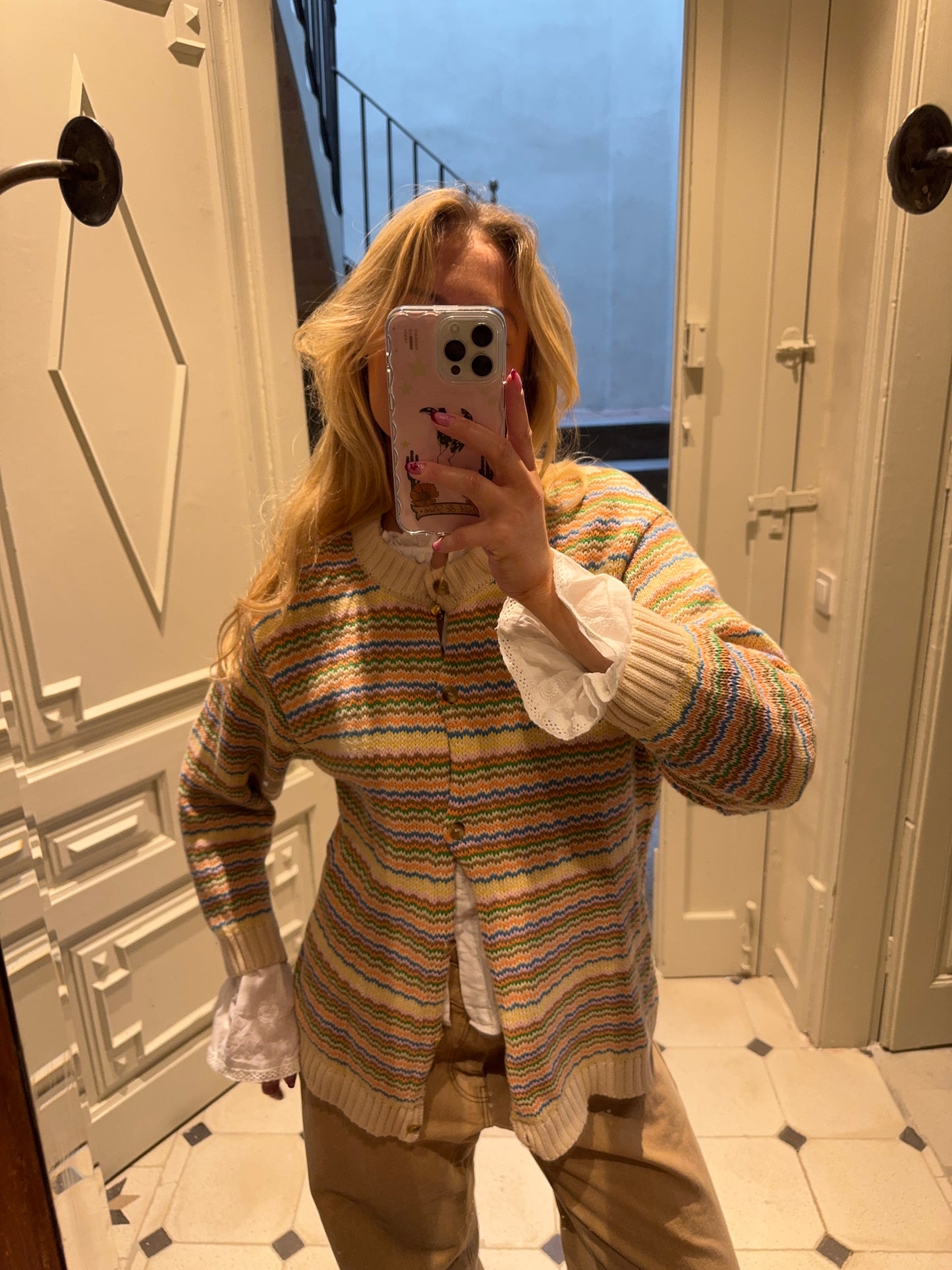 Tonni Striped Knit