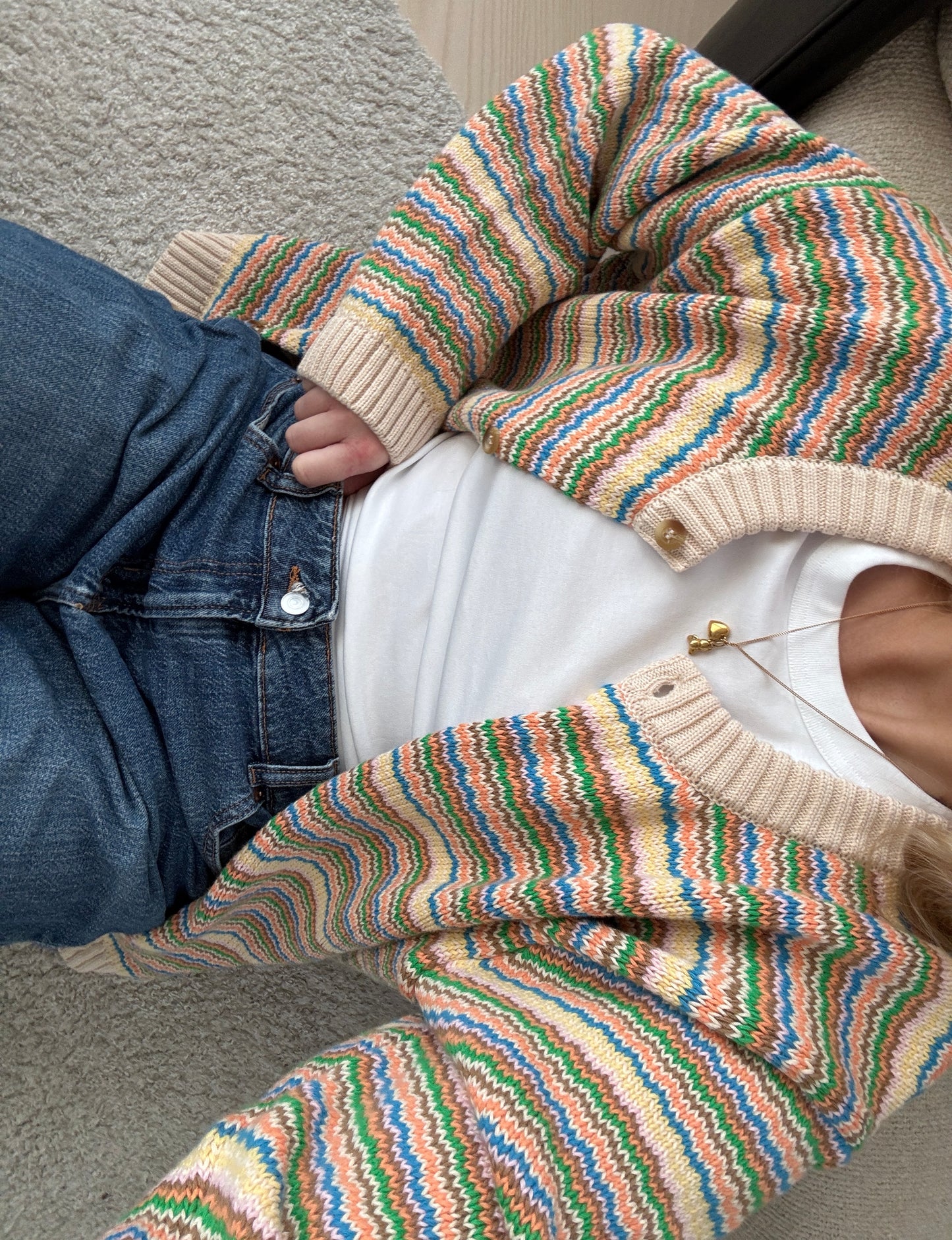 Tonni Striped Knit